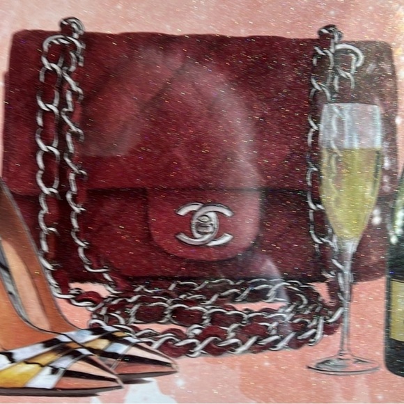 Instinct Style Fashion Inspired Wall
Art Decor Framed 
Size: 14W x 14H in NWT - Picture 4 of 9